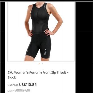 2XU Compression Tank Top XS Fitness Workout. New.